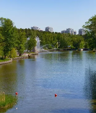 Каскад Каменских прудов (2-й пруд)