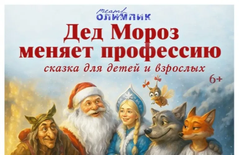 Спектакль Сказка для детей и взрослых «Дед Мороз меняет профессию»